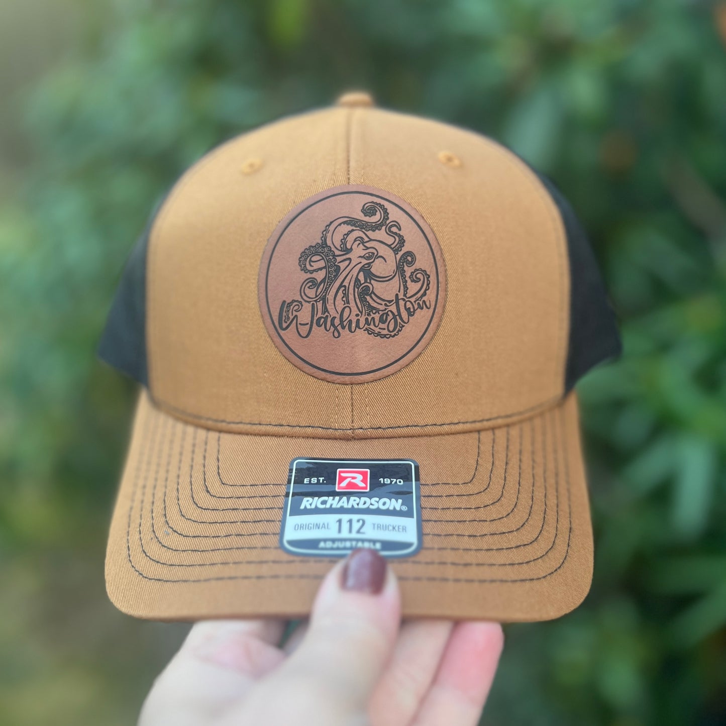 Kraken 112 Carmel/Black Richardson Trucker Hat