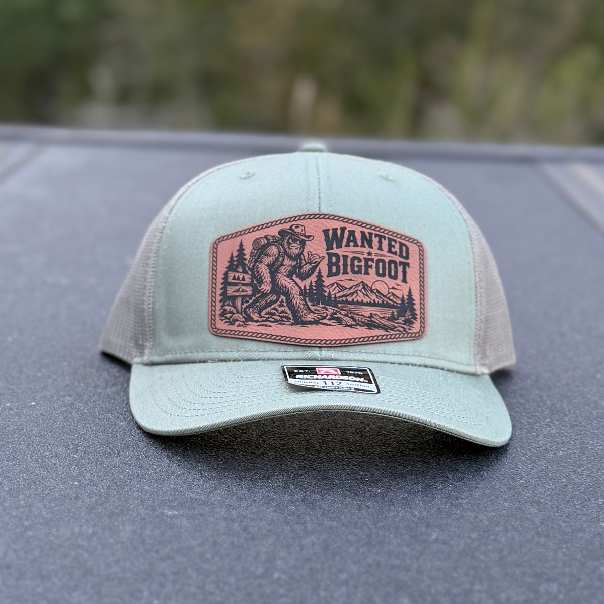 Wanted Bigfoot Richardson 112 Trucker Hat