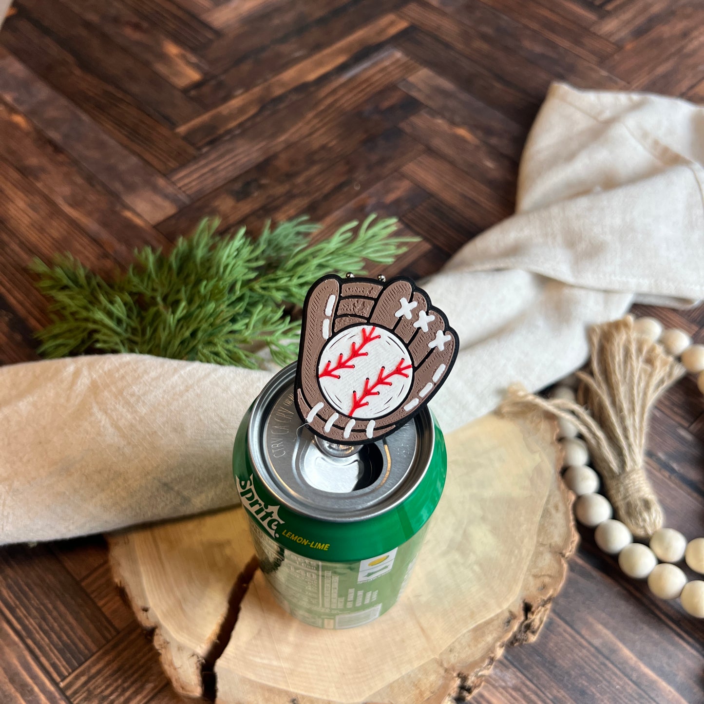 Baseball Soda Can Opener