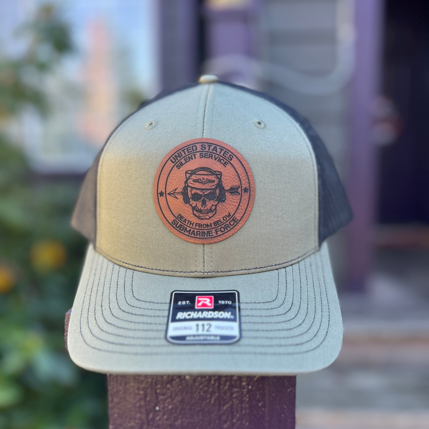 United States Submarine Force Silent Service Death From Below Loden/Black Richardson 112 Trucker Hat