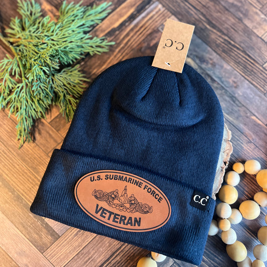 U.S. Submarine Force Veteran Navy Beanie