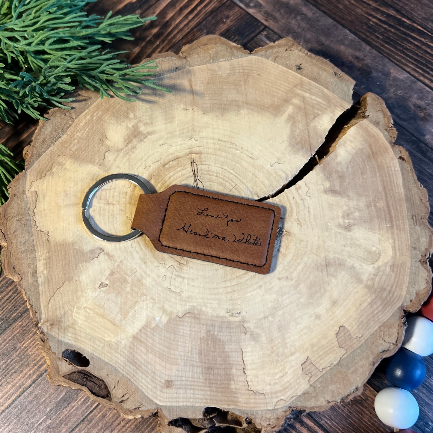Personalized Handwritten Keychain