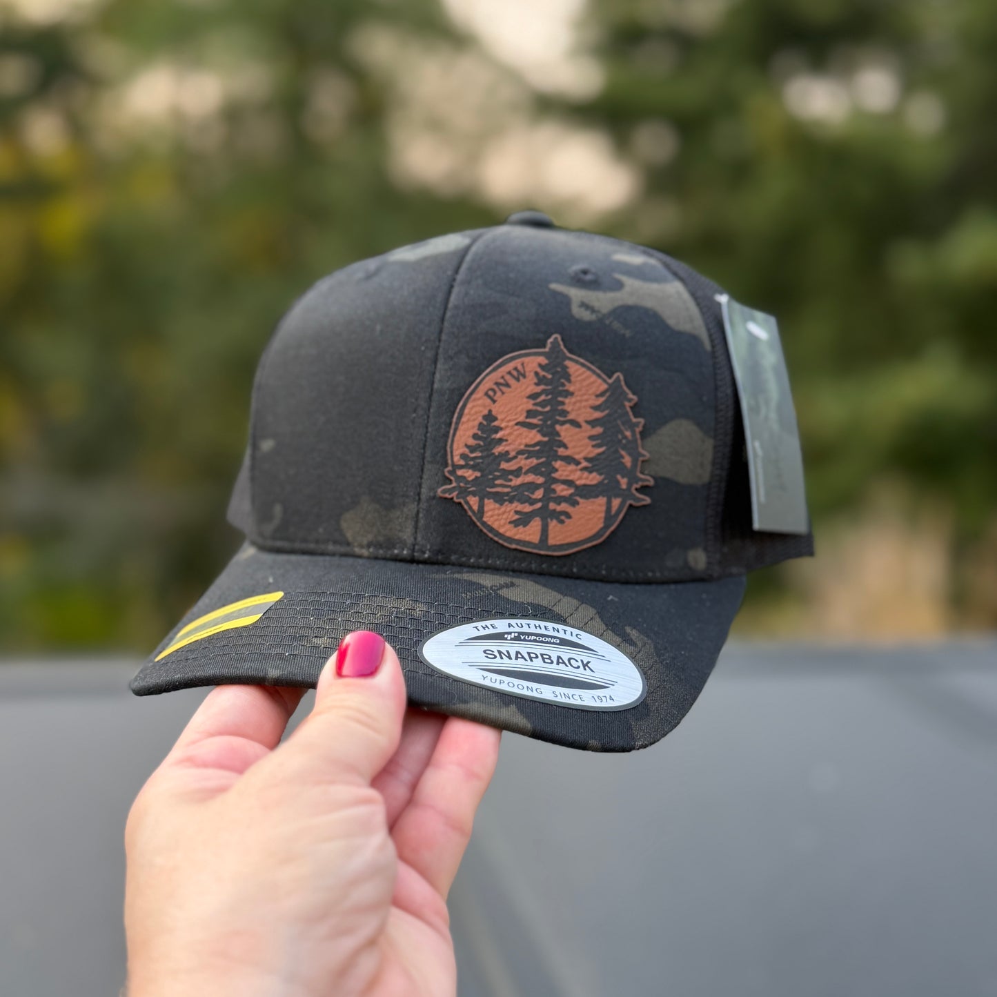 PNW Black Multi Camo Classic Snapback Yunpoong
