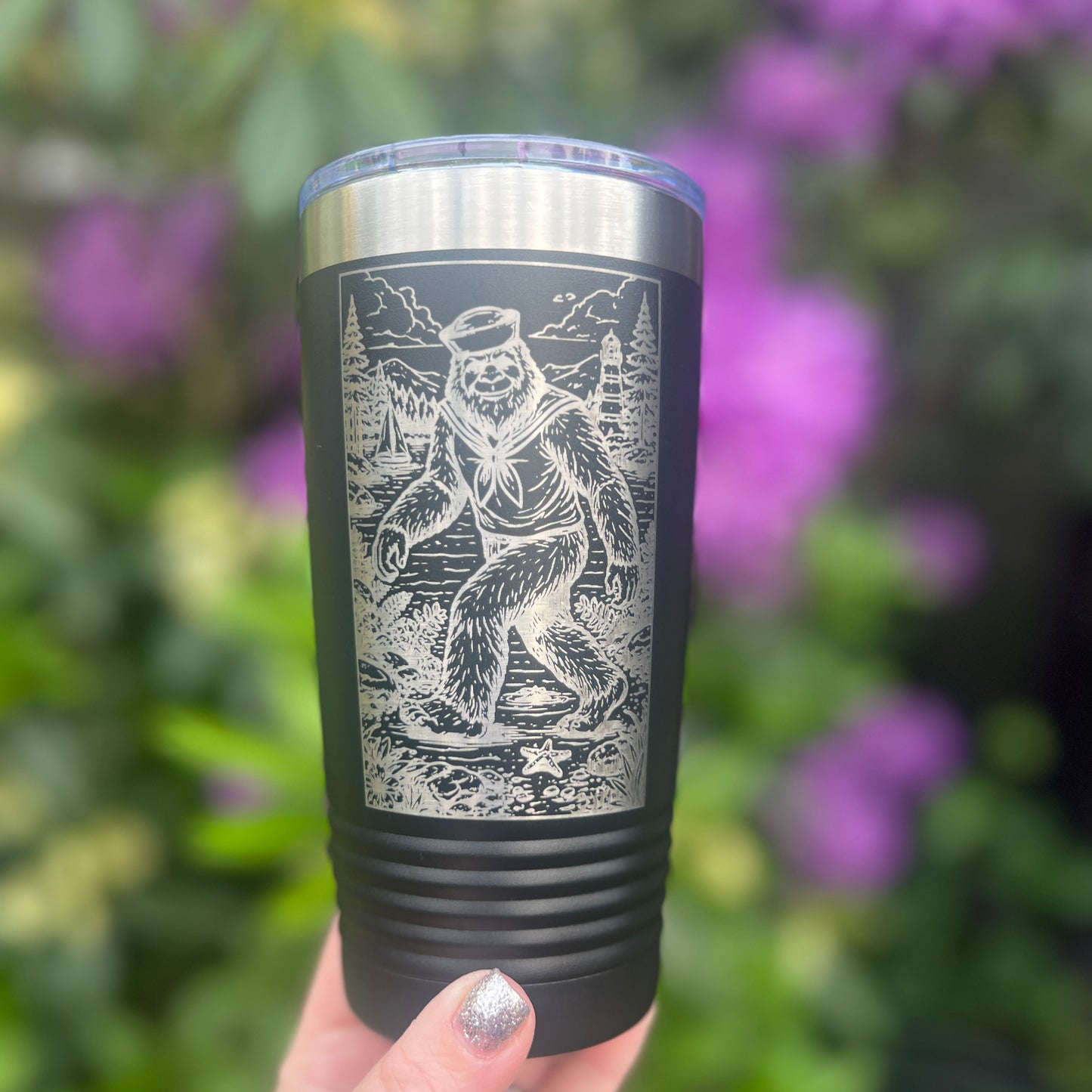 Bigfoot Sailor Tumbler