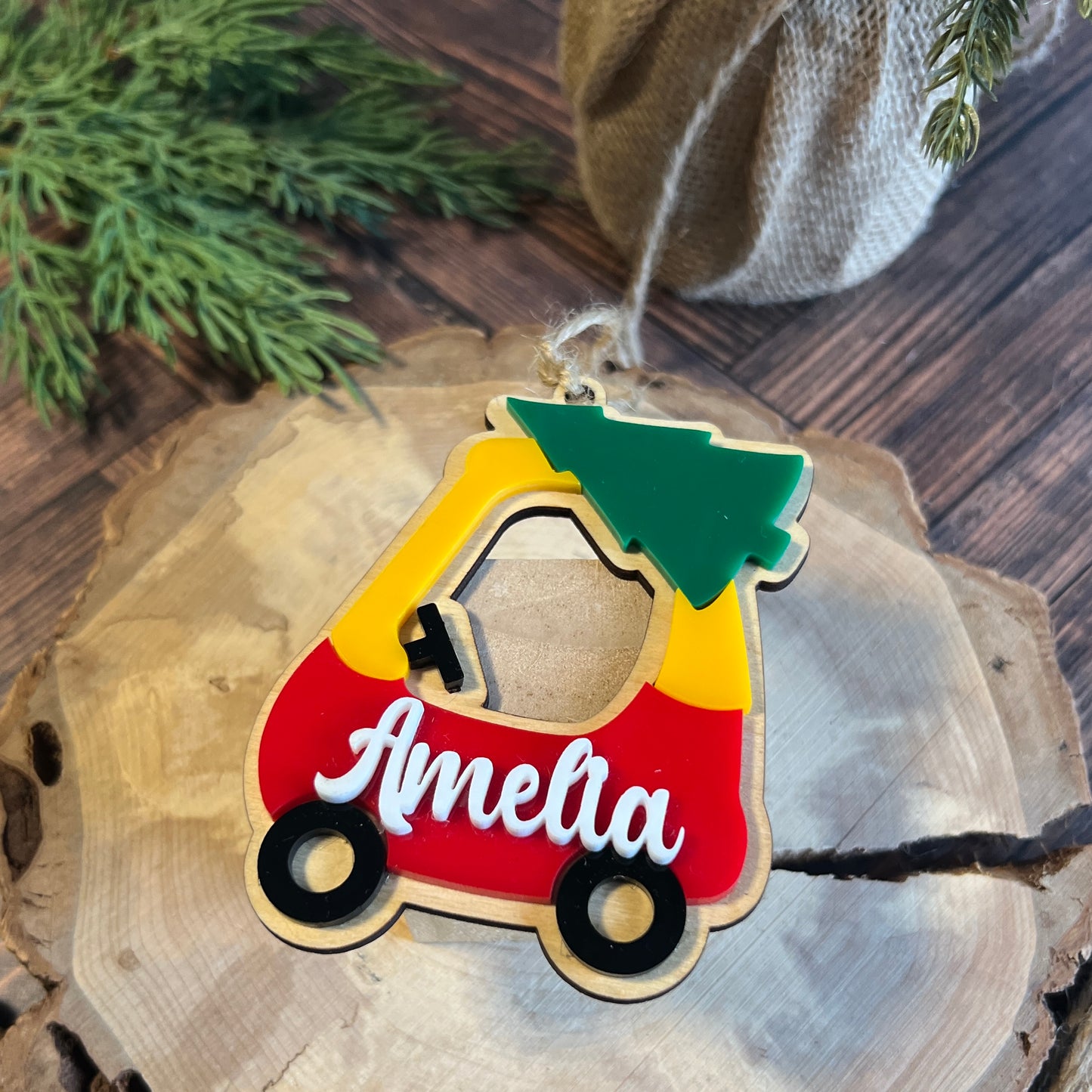 Christmas Car Ornament For Kids