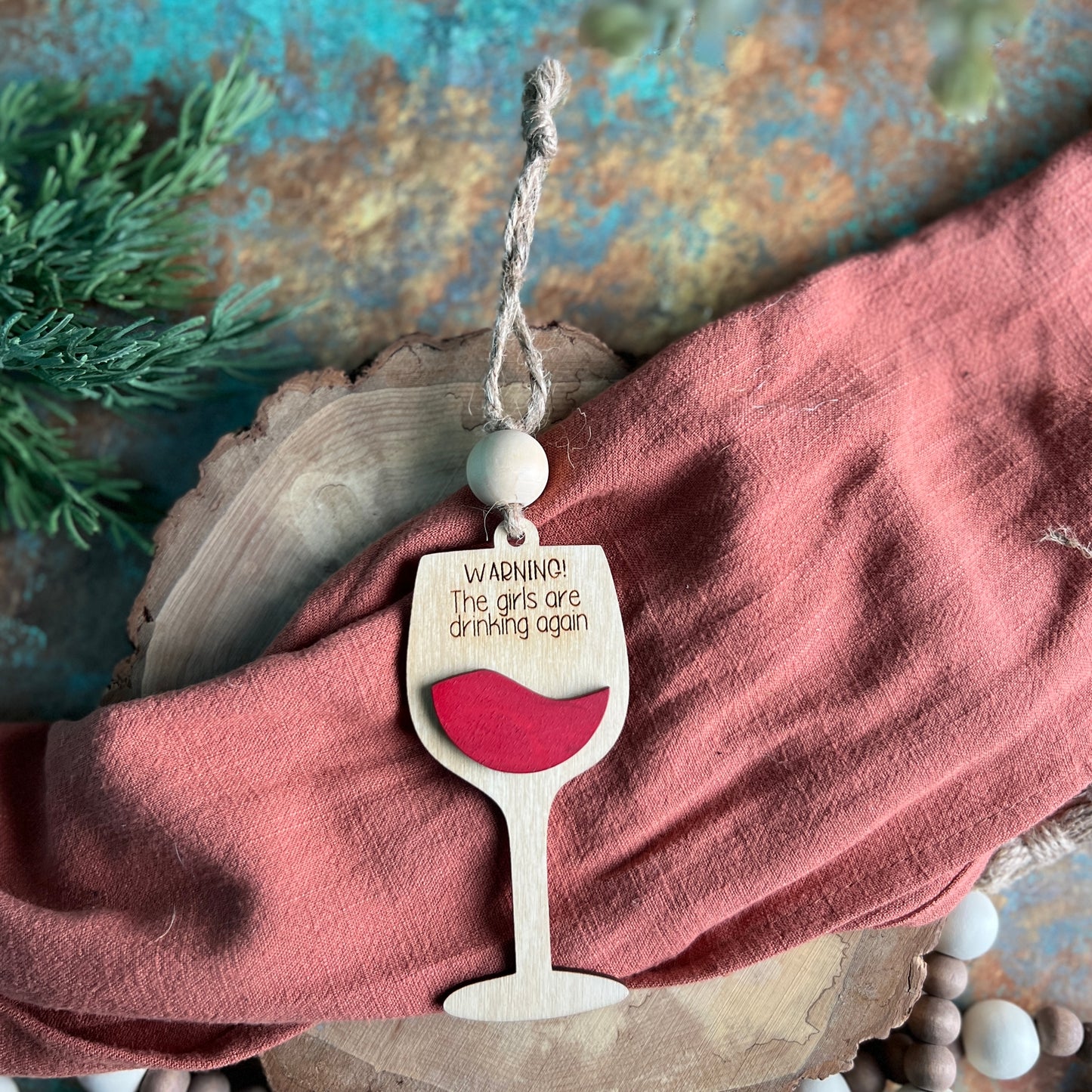 Wine Christmas Ornaments