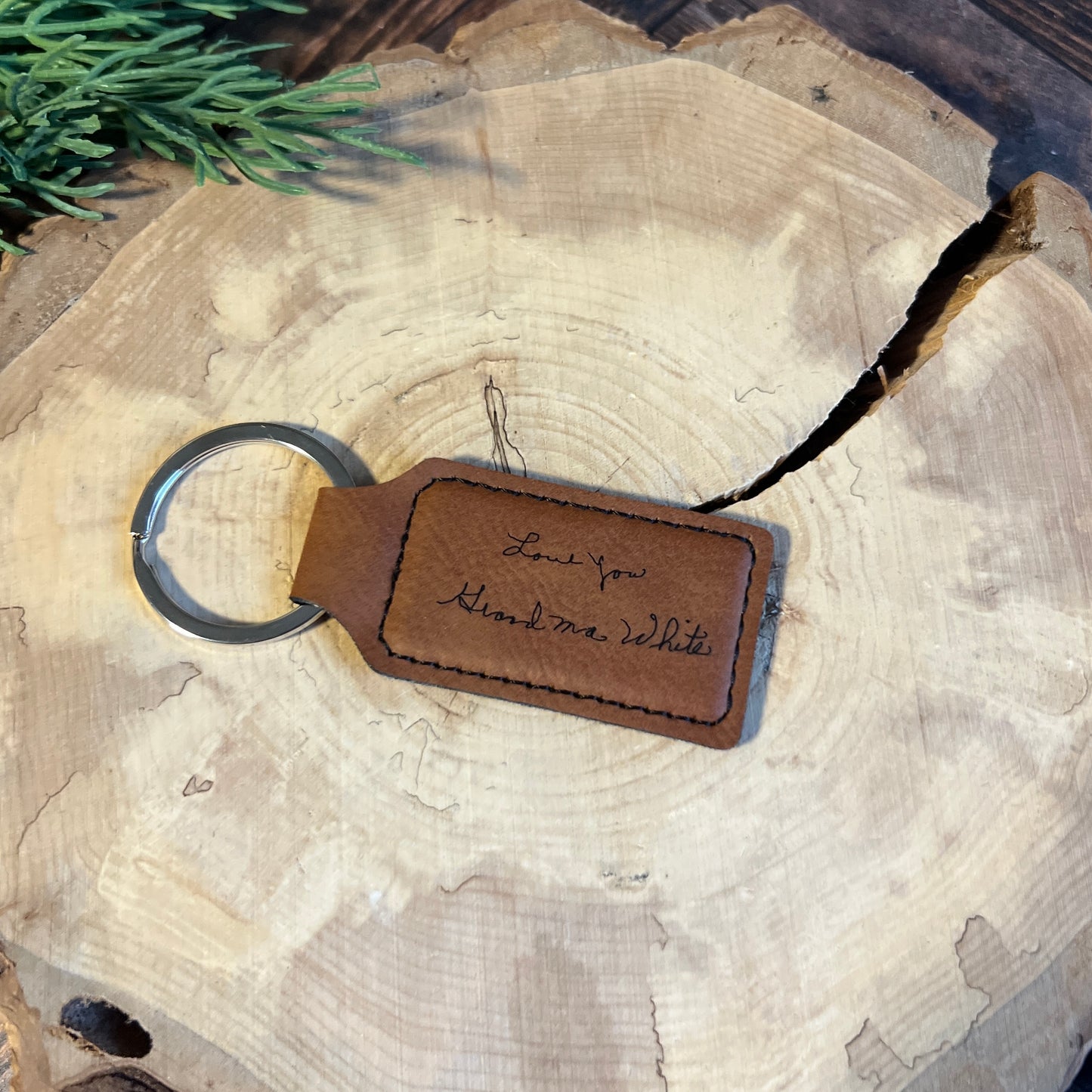 Personalized Handwritten Keychain