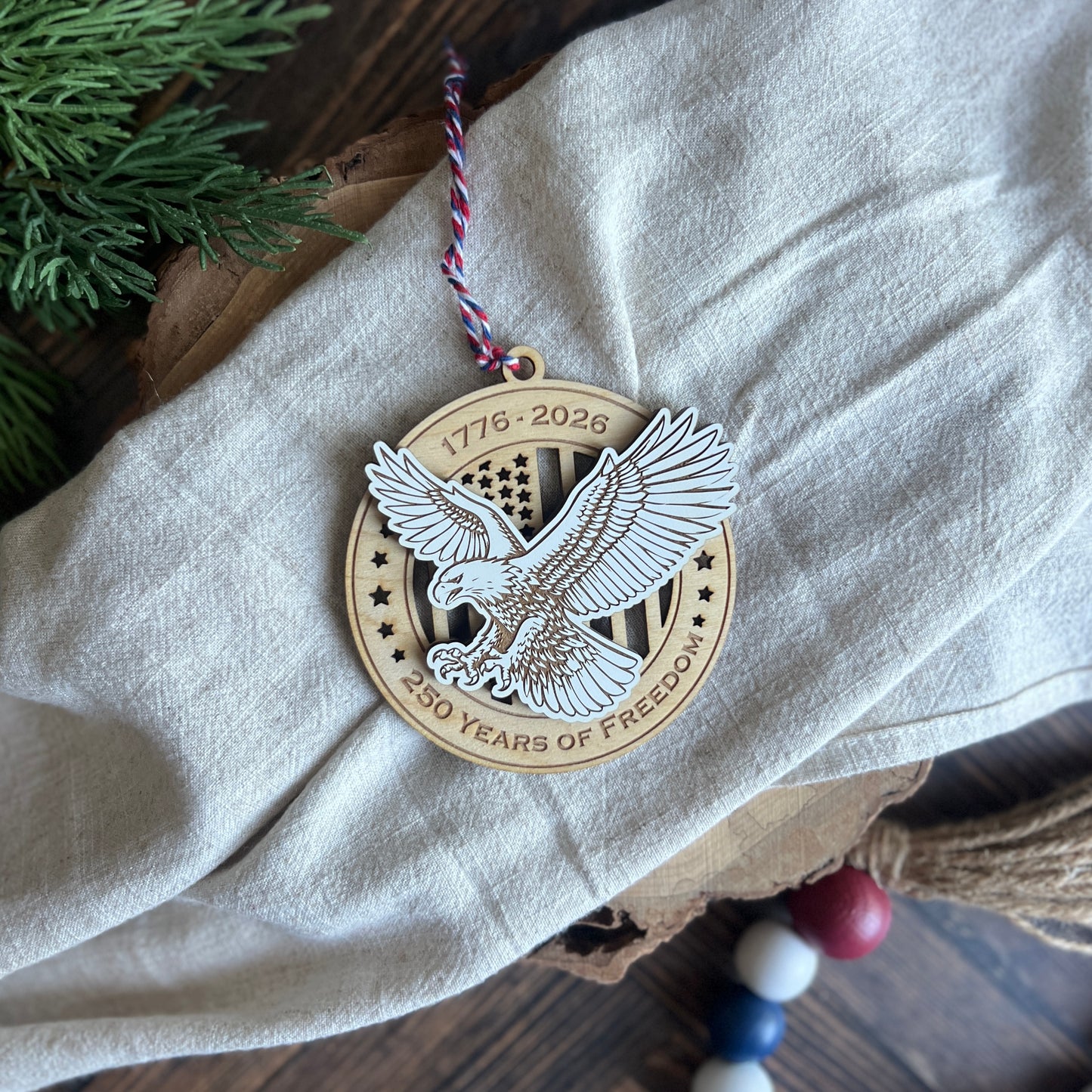 250th Anniversary Ornament USA