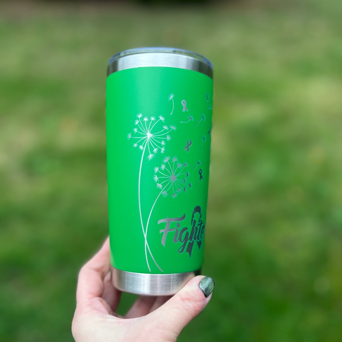 Mental Health Awareness Fighter Travel Coffee Cup