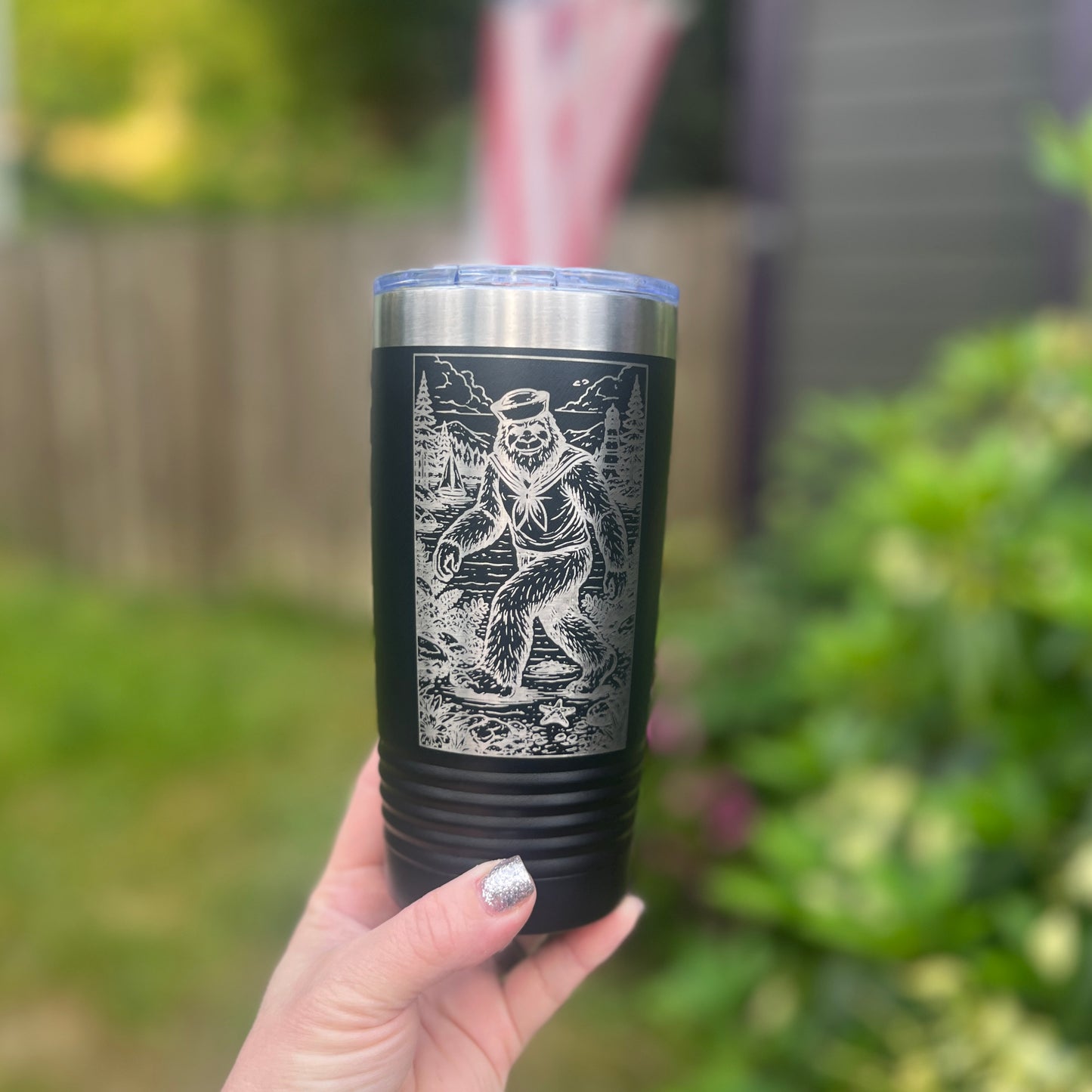 Bigfoot Sailor Tumbler