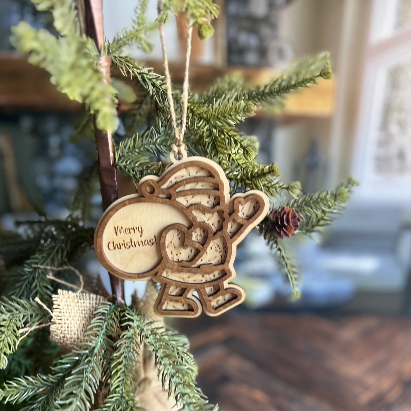 Santa Christmas Ornament