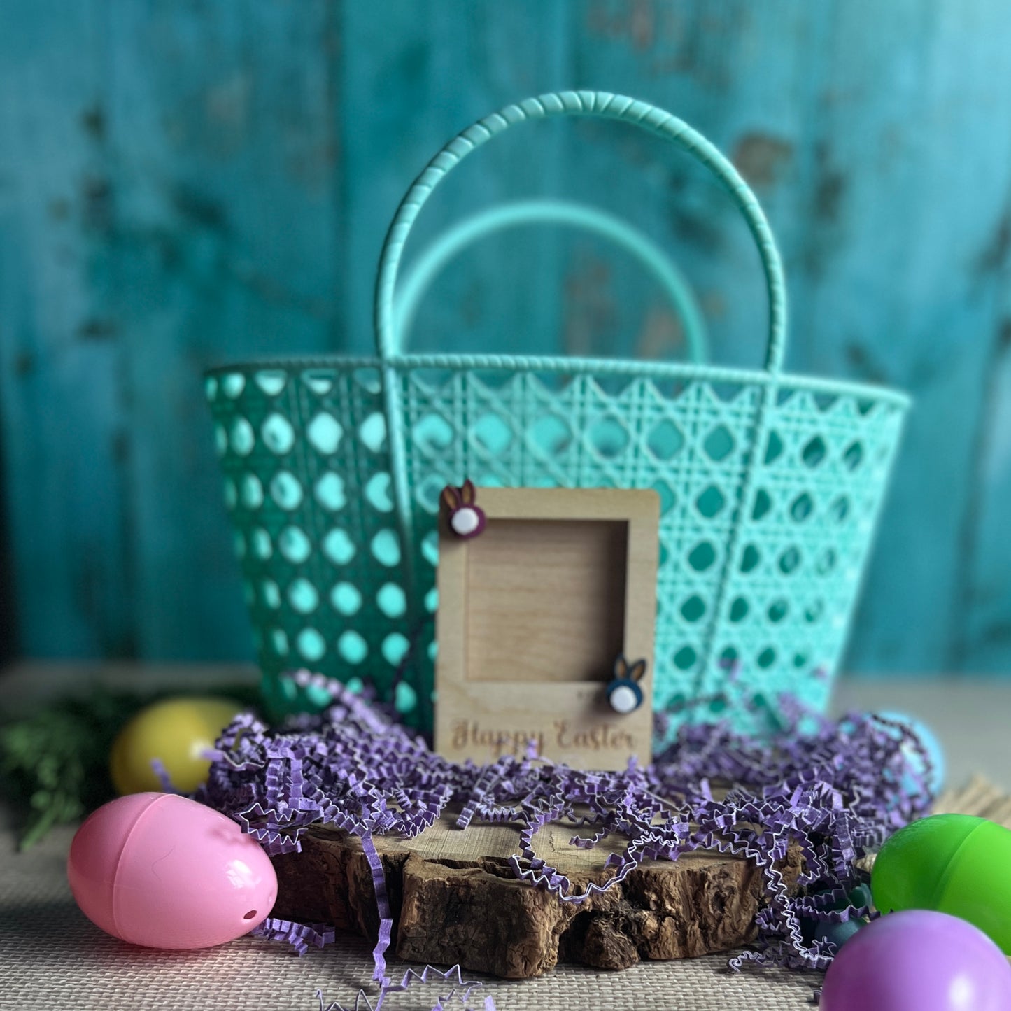 Happy Easter Mini Photo Frame Magnet