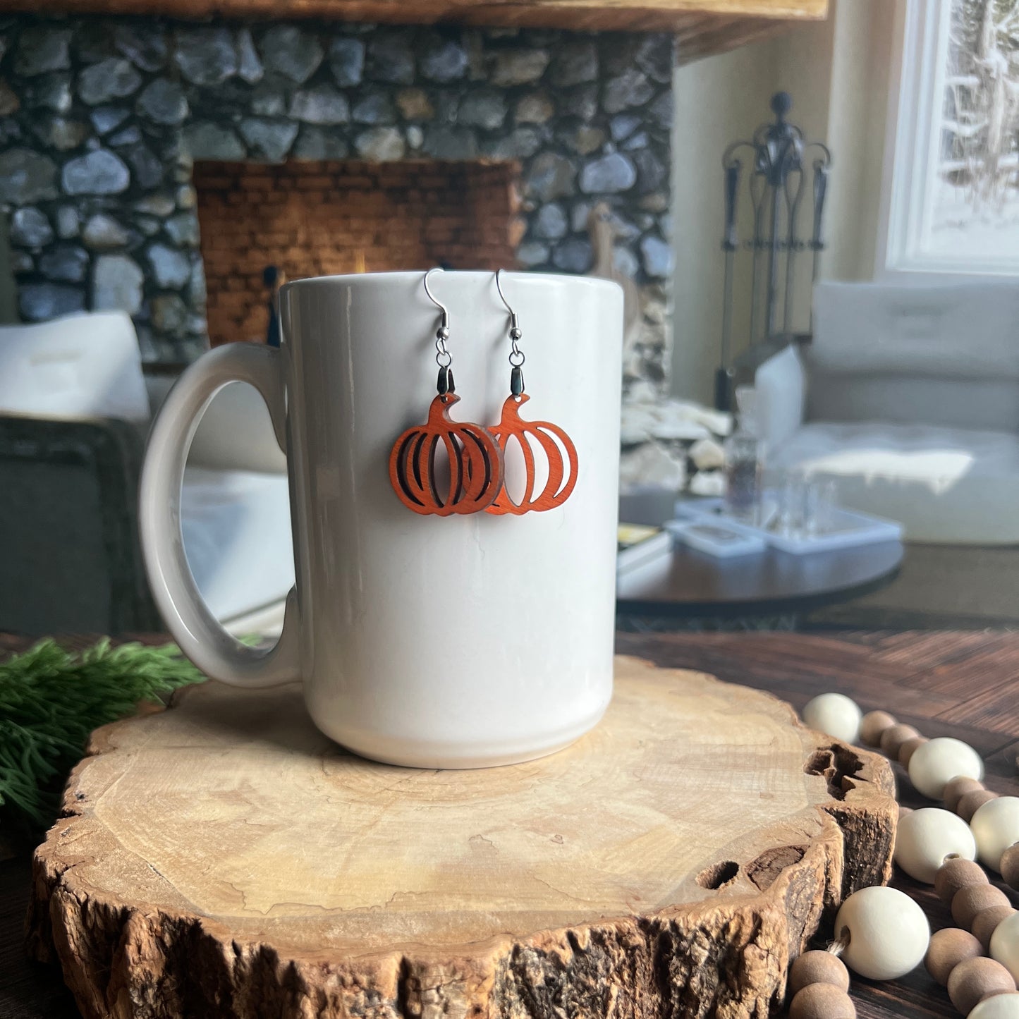 Pumpkin Earrings