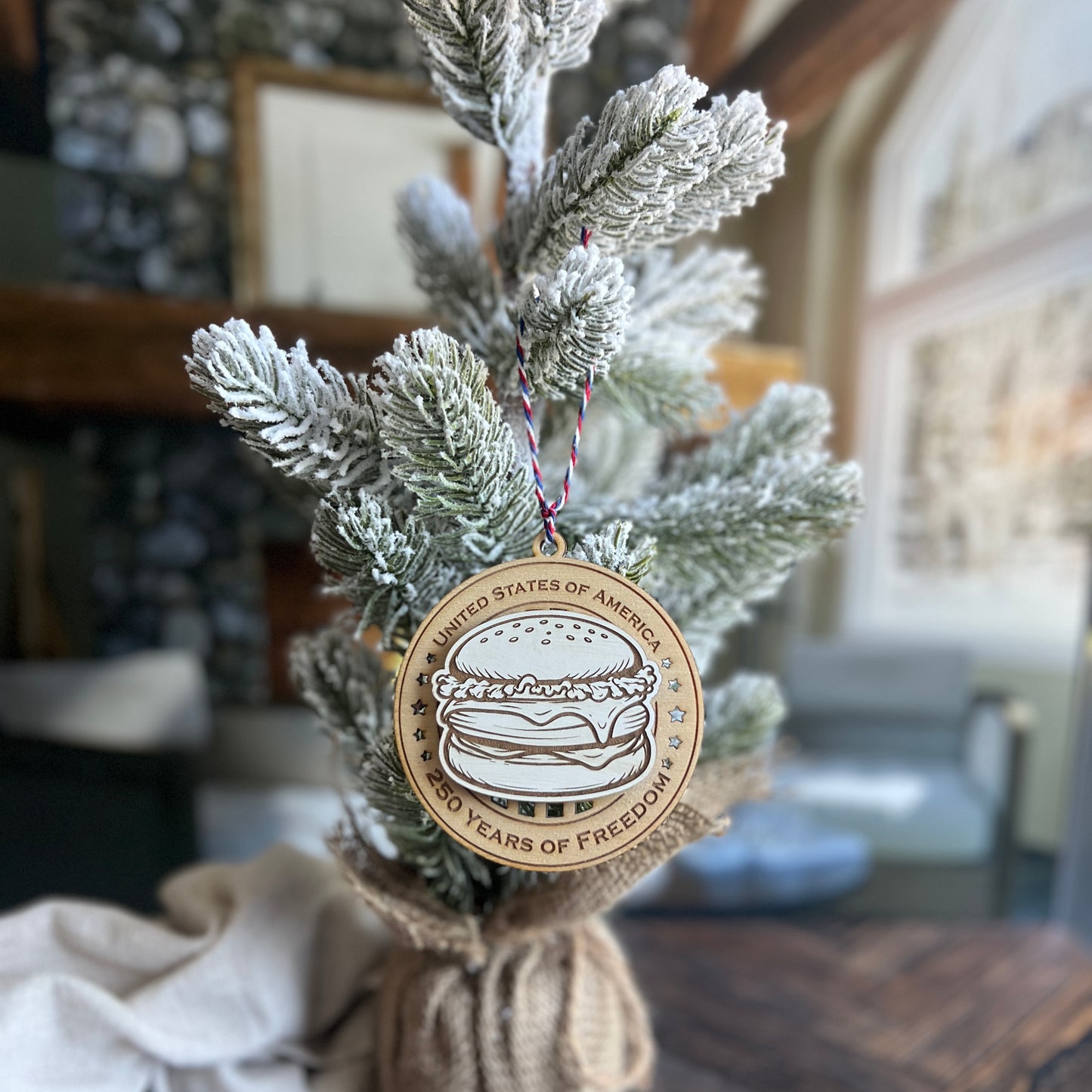 250th Anniversary Ornament USA