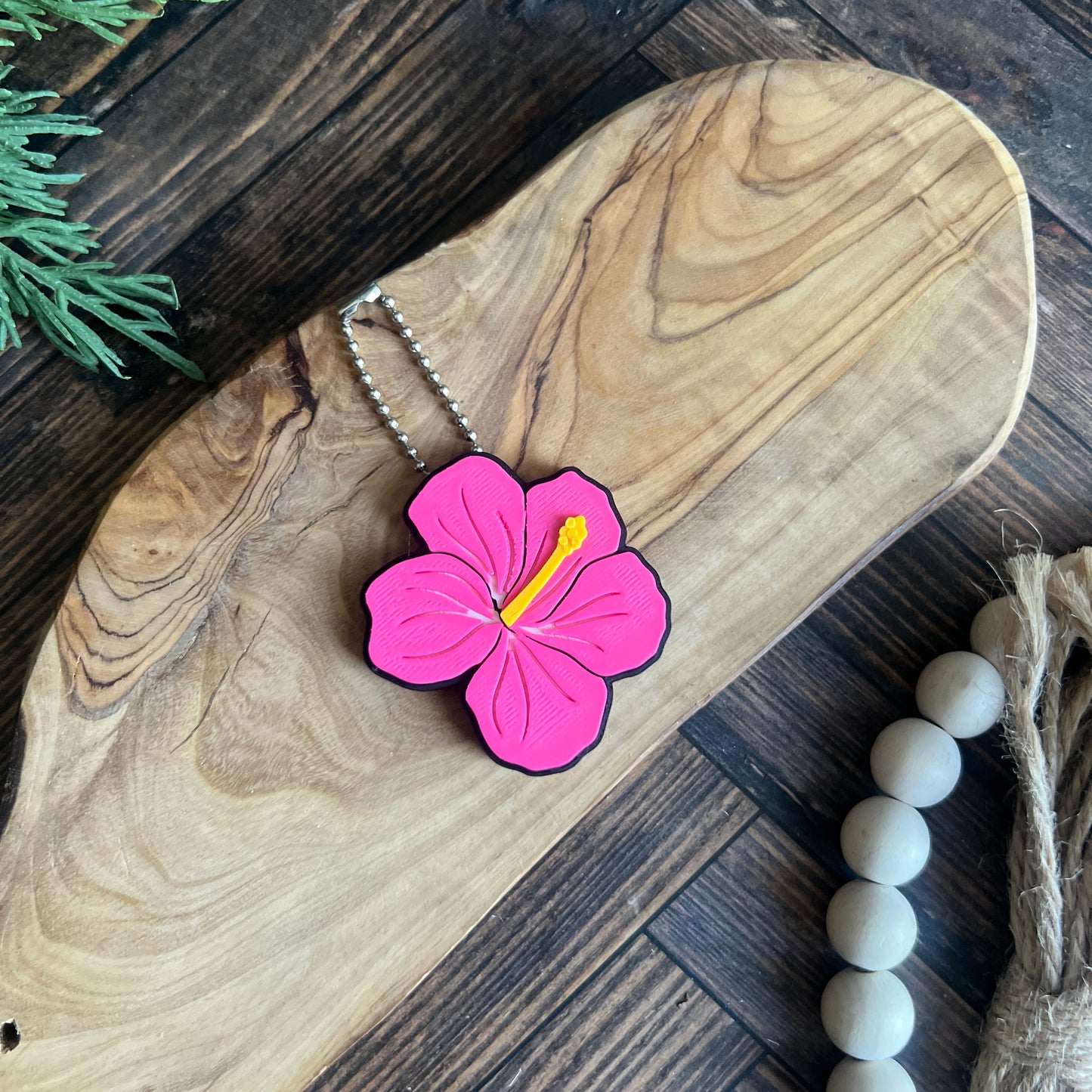 Hibiscus Soda Can Opener Keychain
