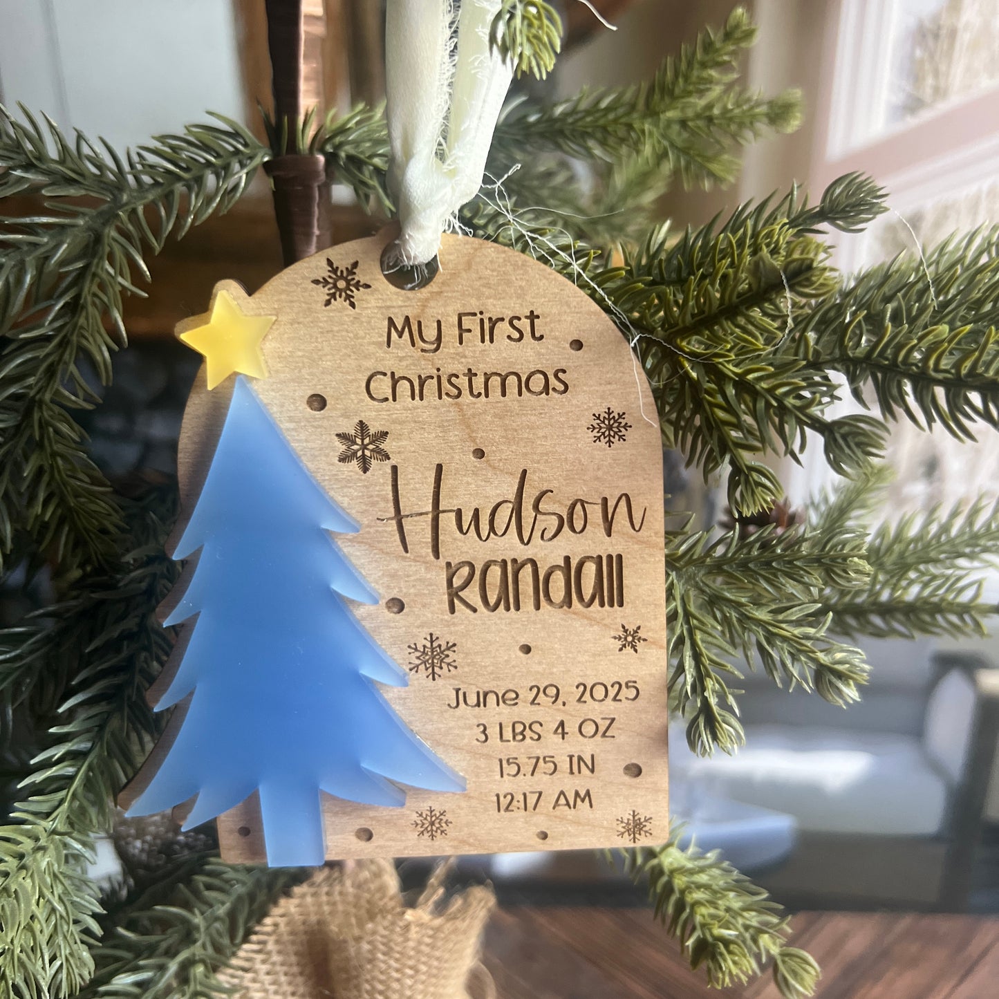 Birth Announcement Ornament