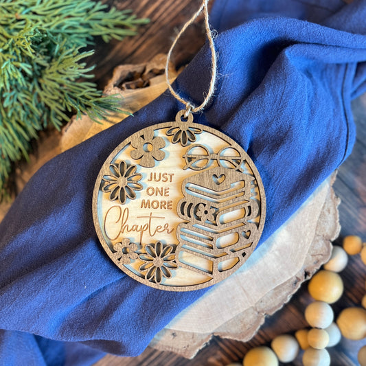 Just One More Chapter Ornament
