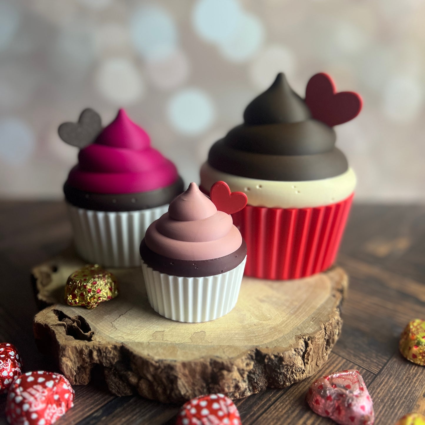 Cupcake Gift Boxes 3D printed