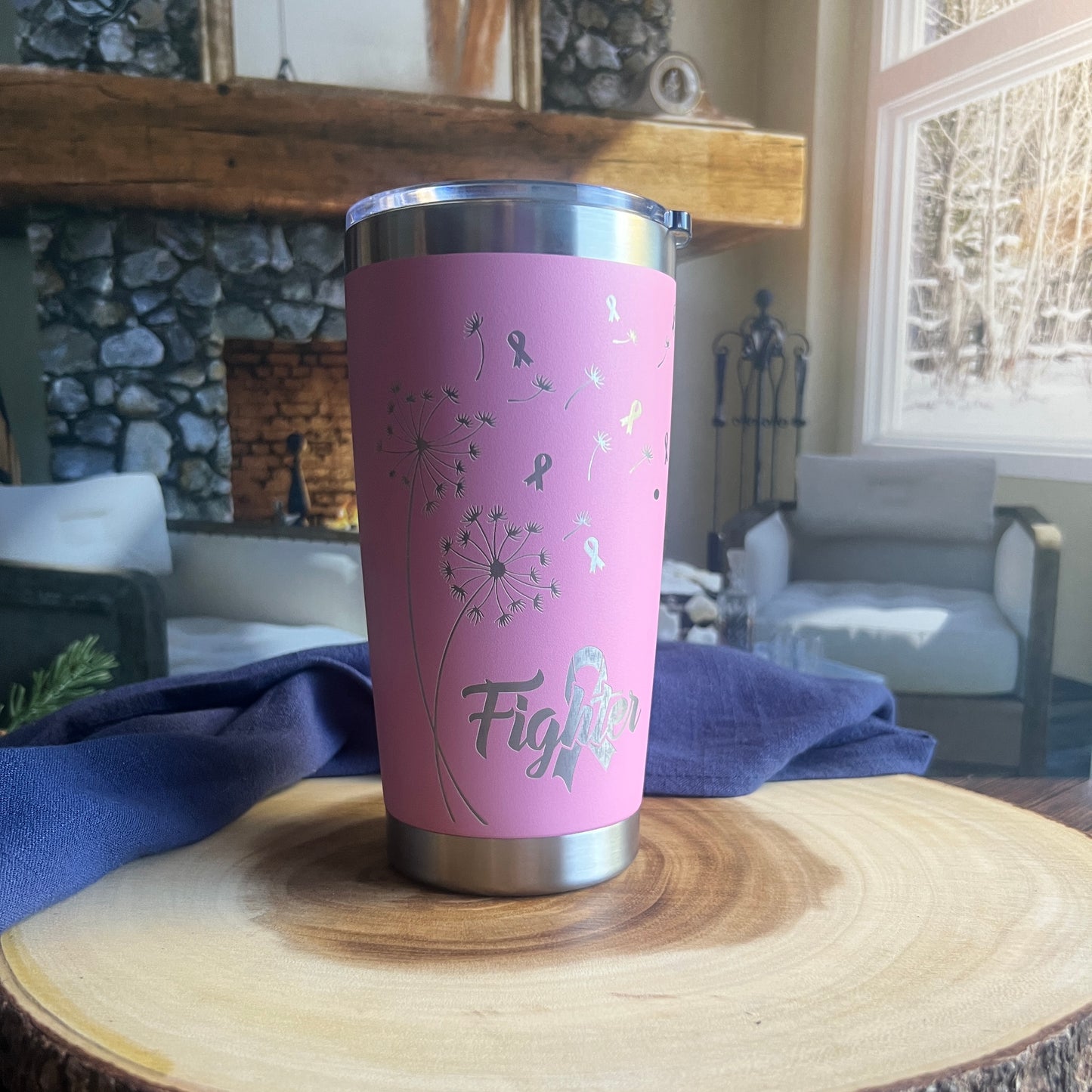 Breast Cancer Awareness Coffee Tumbler