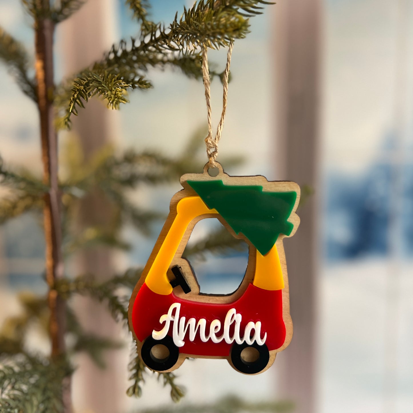 Christmas Car Ornament For Kids