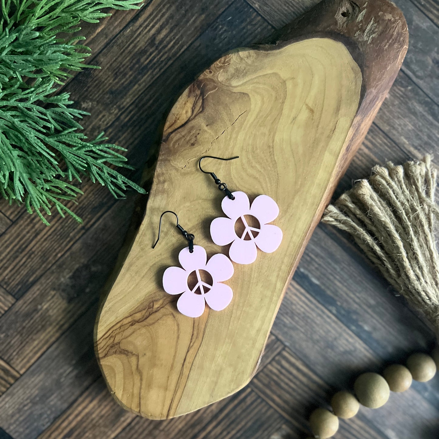 Peace Daisy Earrings