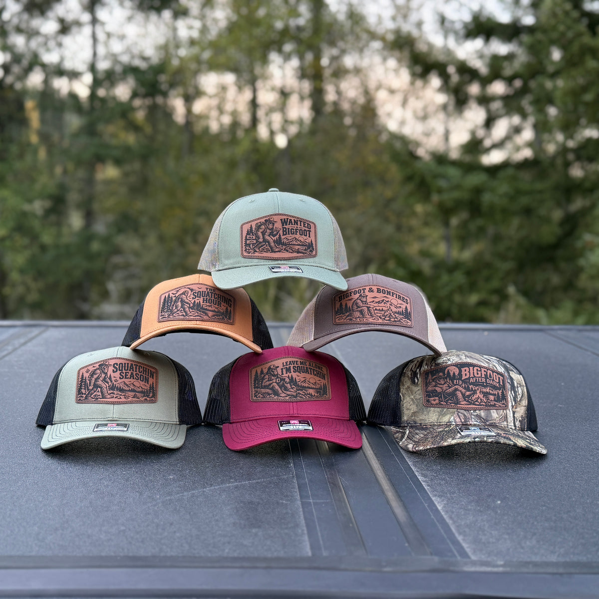 Bigfoot After Dark Richardson 112 Trucker Hat