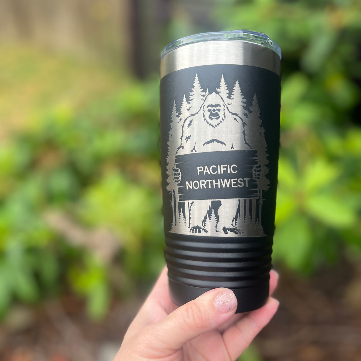 Pacific Northwest Bigfoot Tumbler
