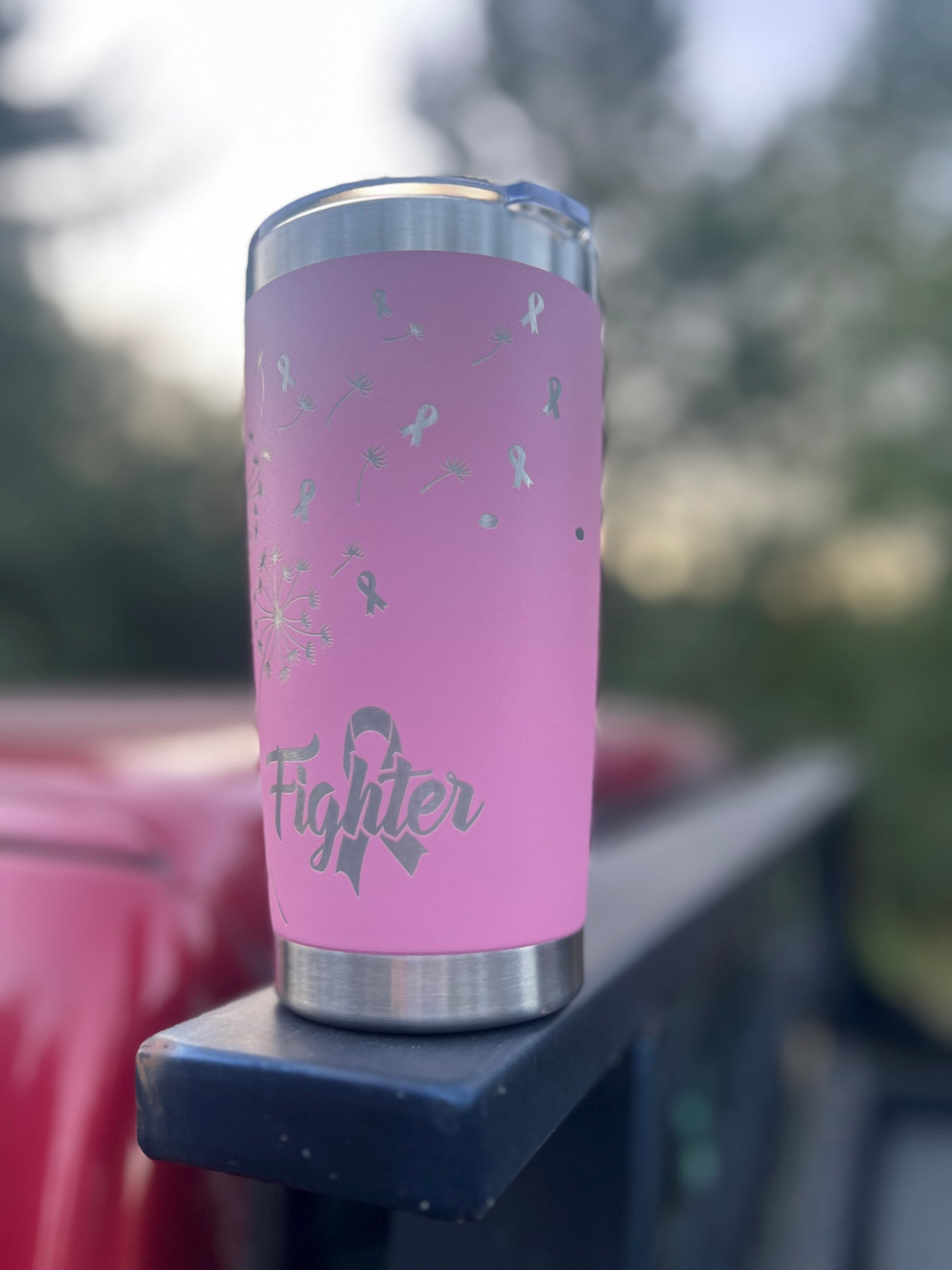 Breast Cancer Awareness Coffee Tumbler