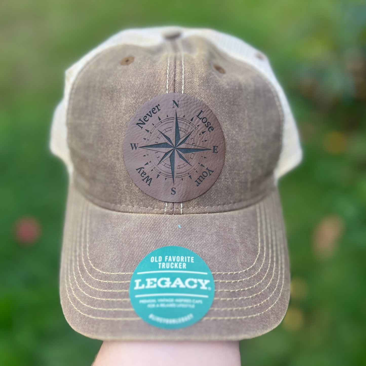 Never Lose Your Way Brown Legacy Old Favorite Trucker