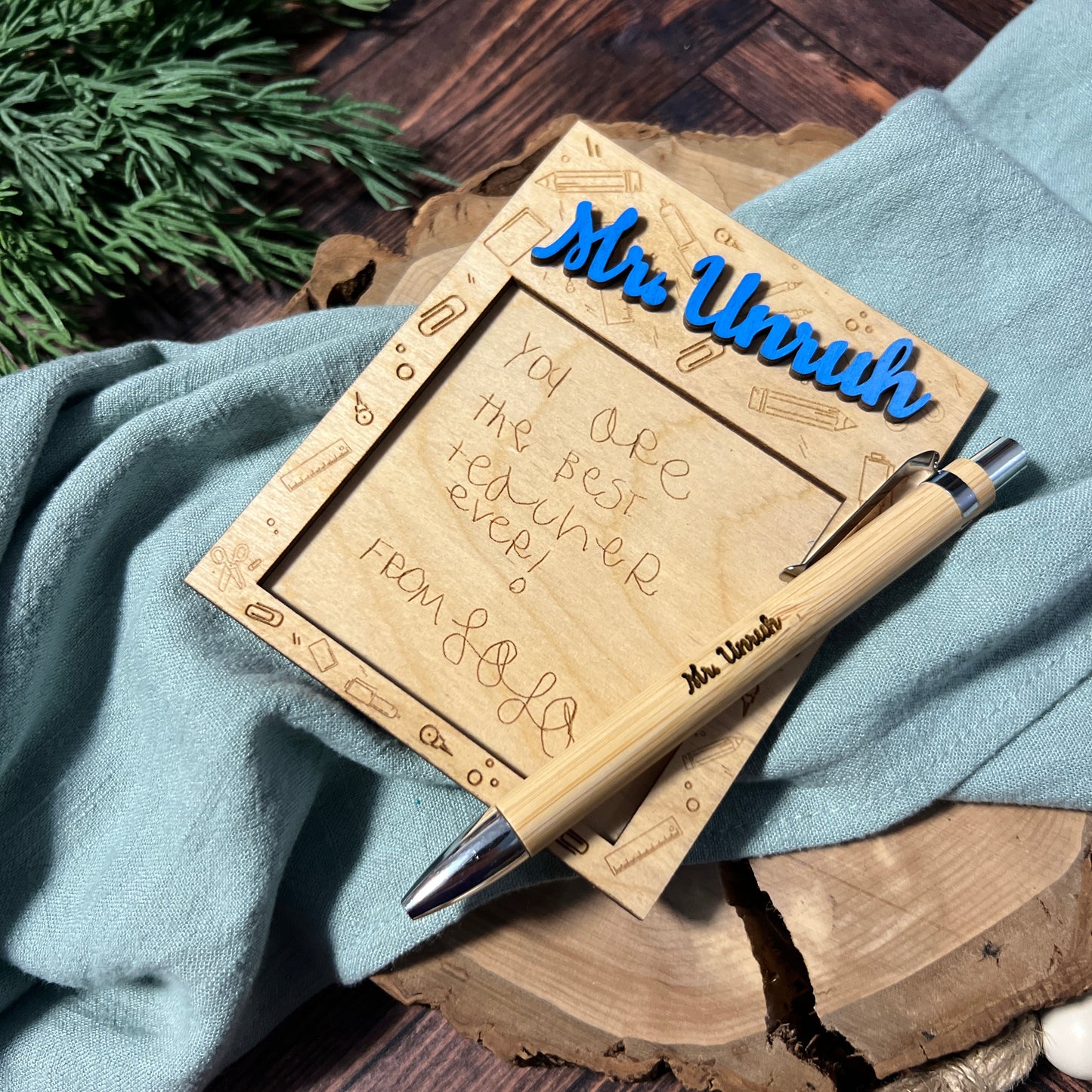 Teacher Sticky Note and Pen Gift Set