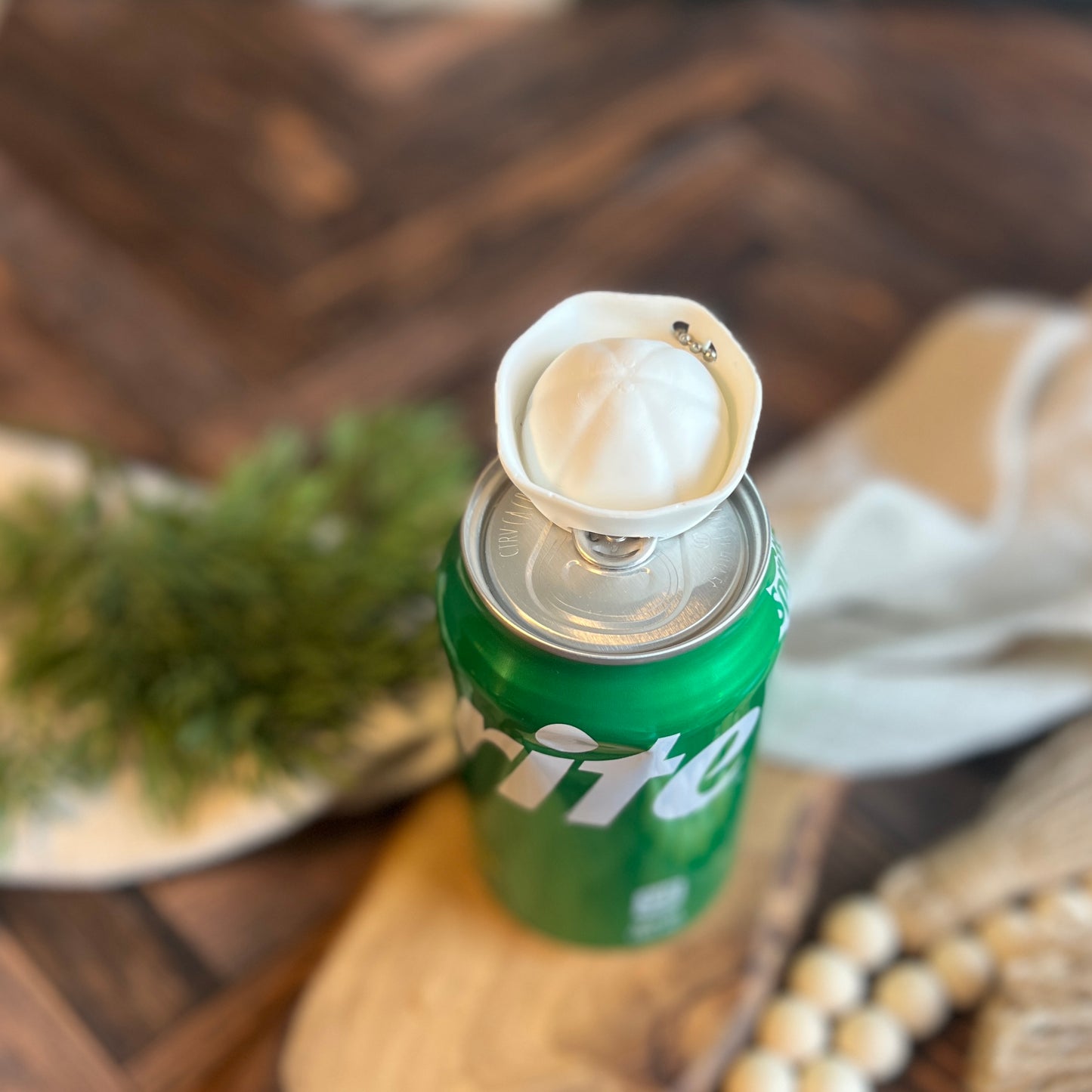 Dixie Cup Hat Soda Can Opener Keychain