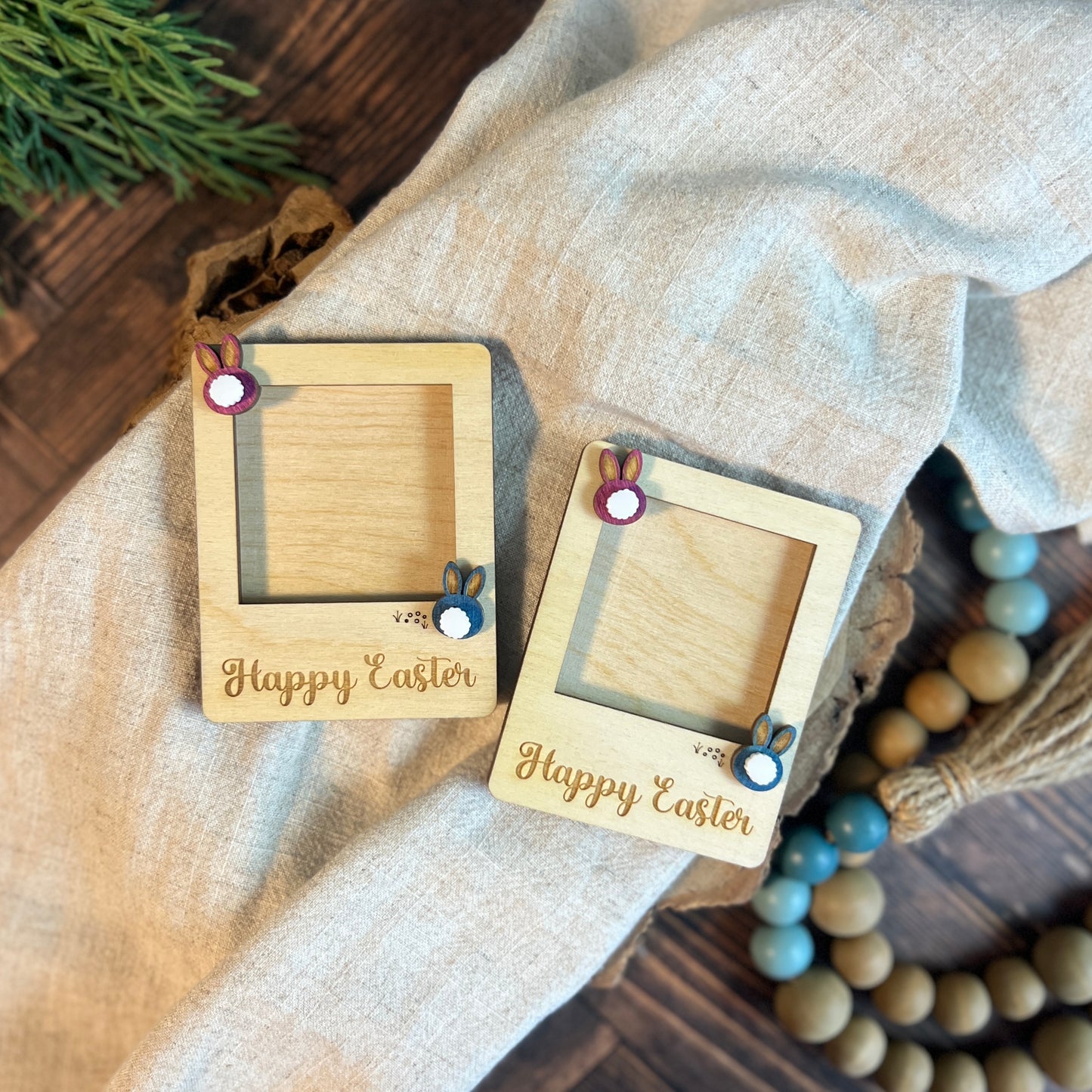 Happy Easter Mini Photo Frame Magnet
