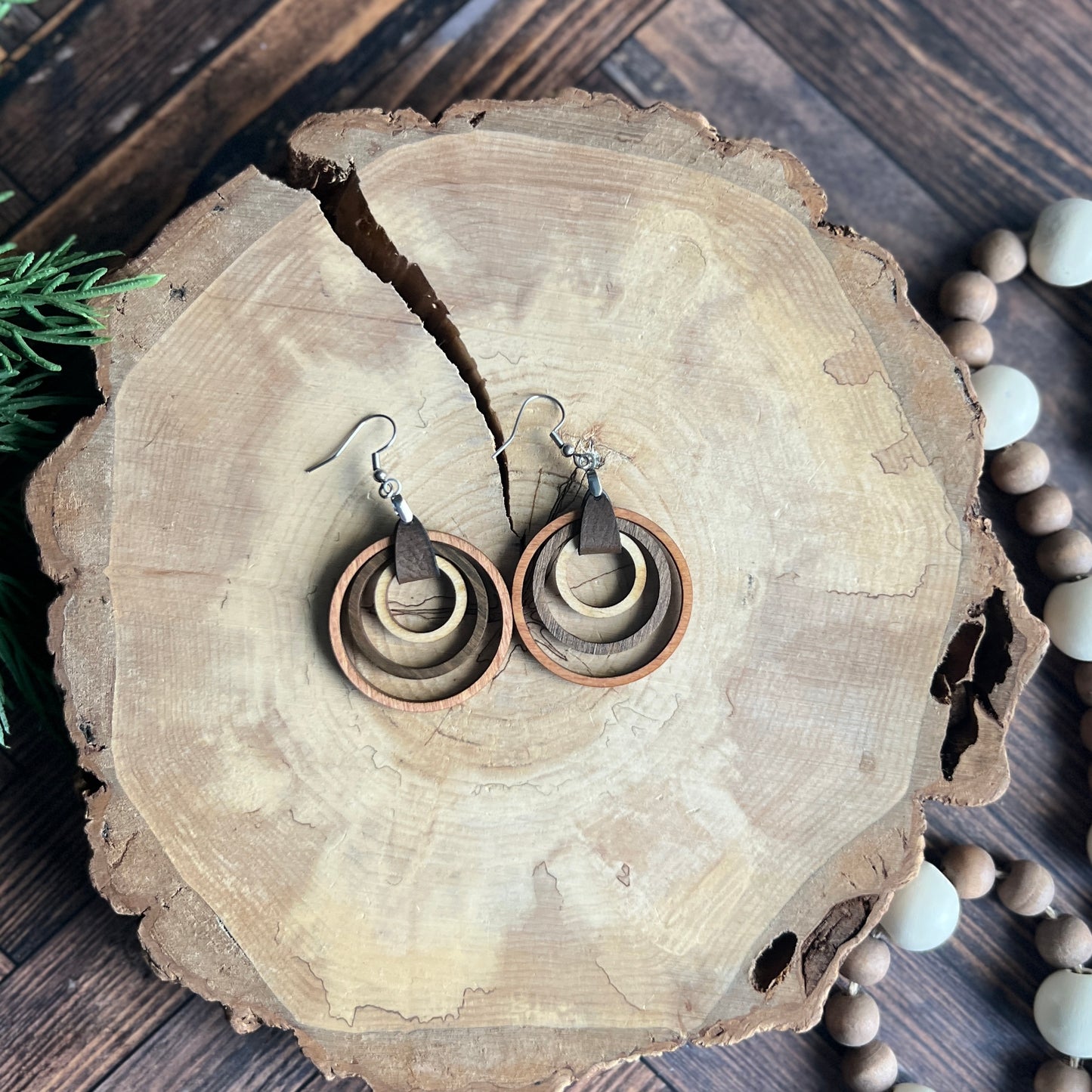 Nested Circle Earrings