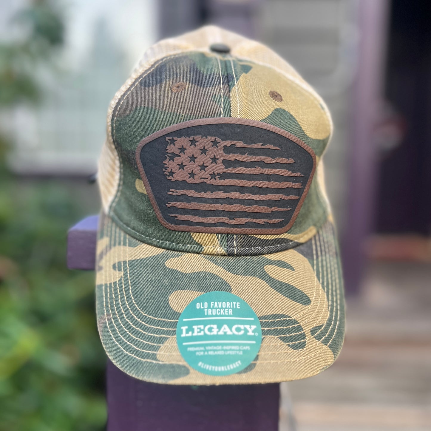 Distressed American Flag Legacy Hat