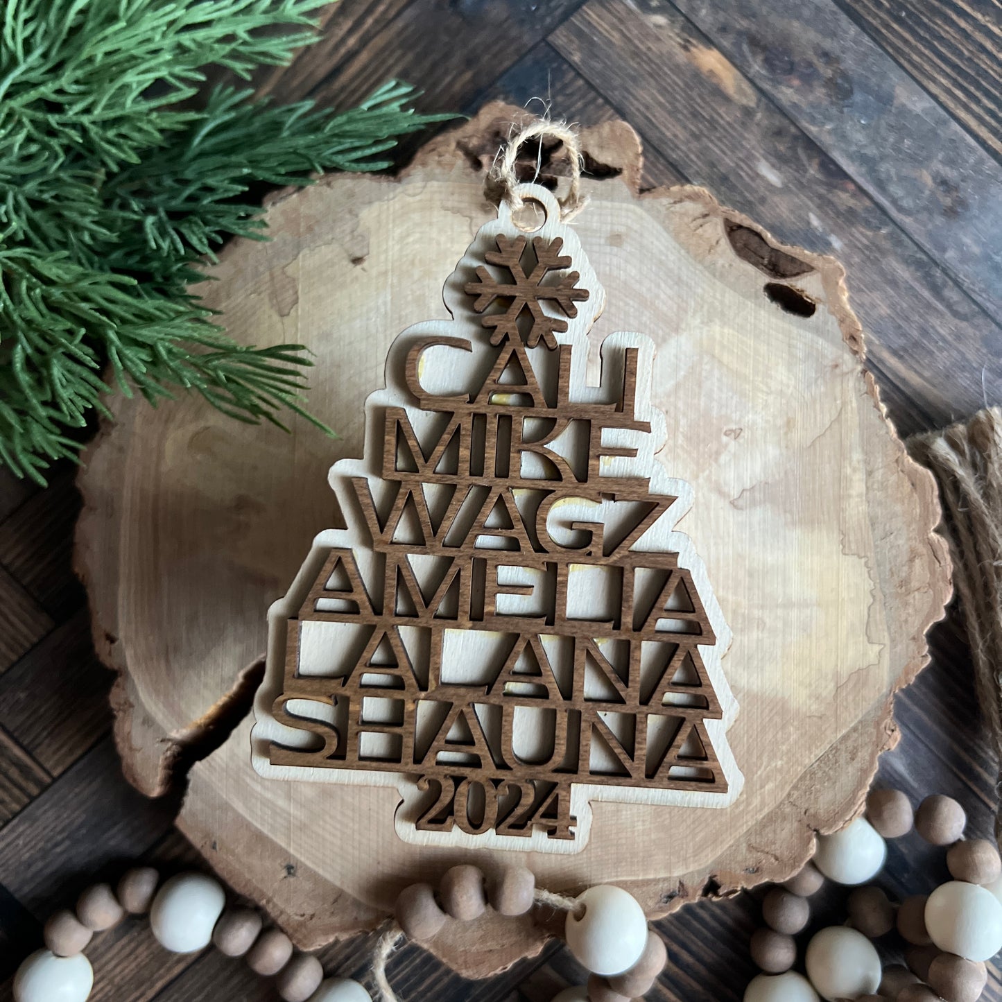 Christmas Family Tree Ornament