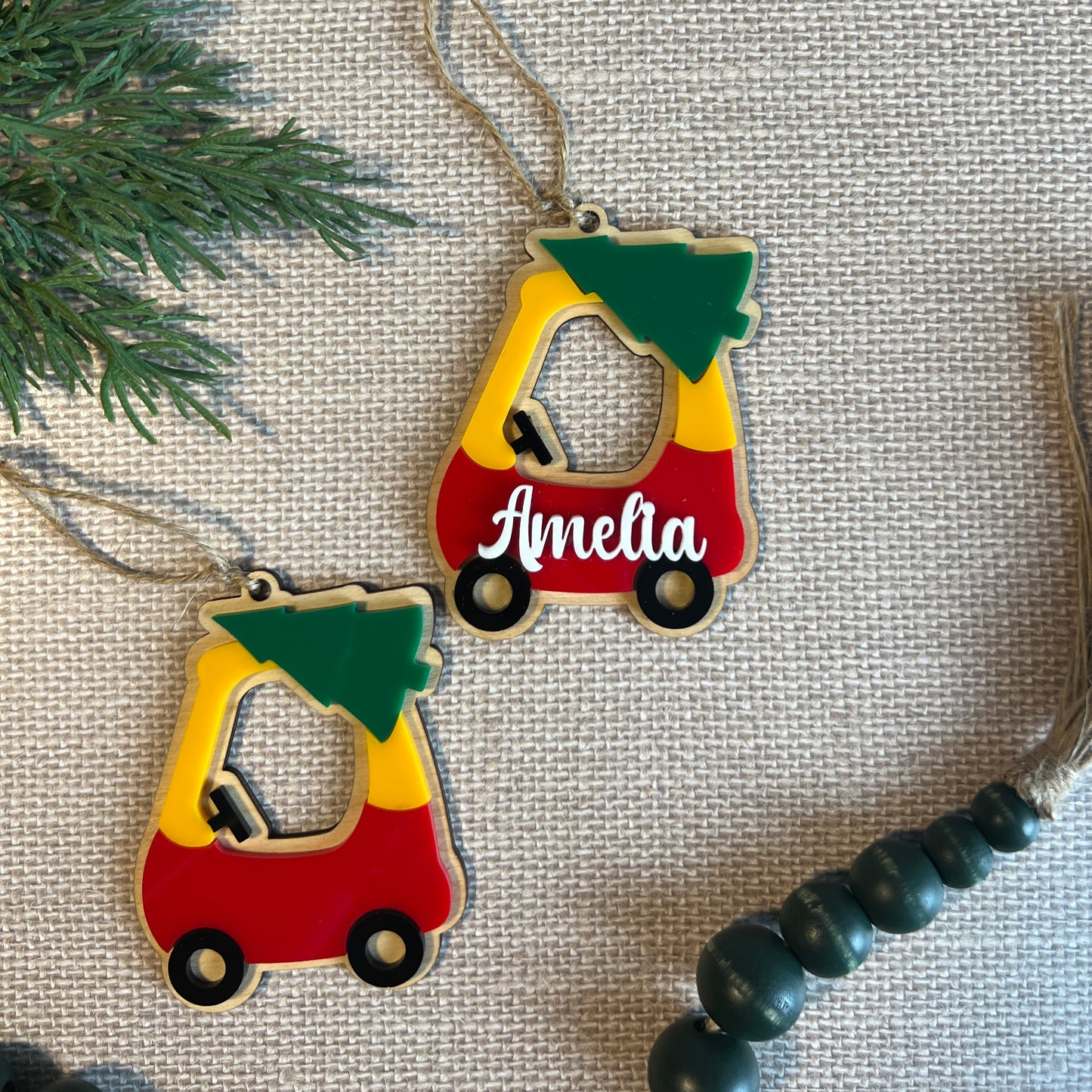 Christmas Car Ornament For Kids