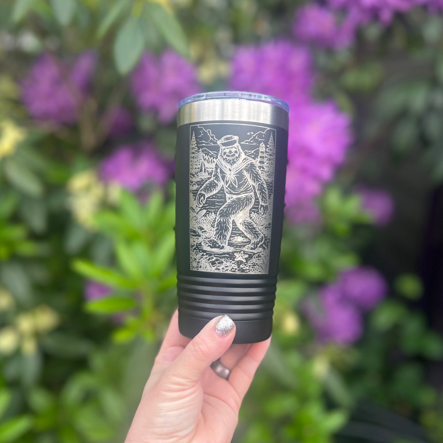 Bigfoot Sailor Tumbler