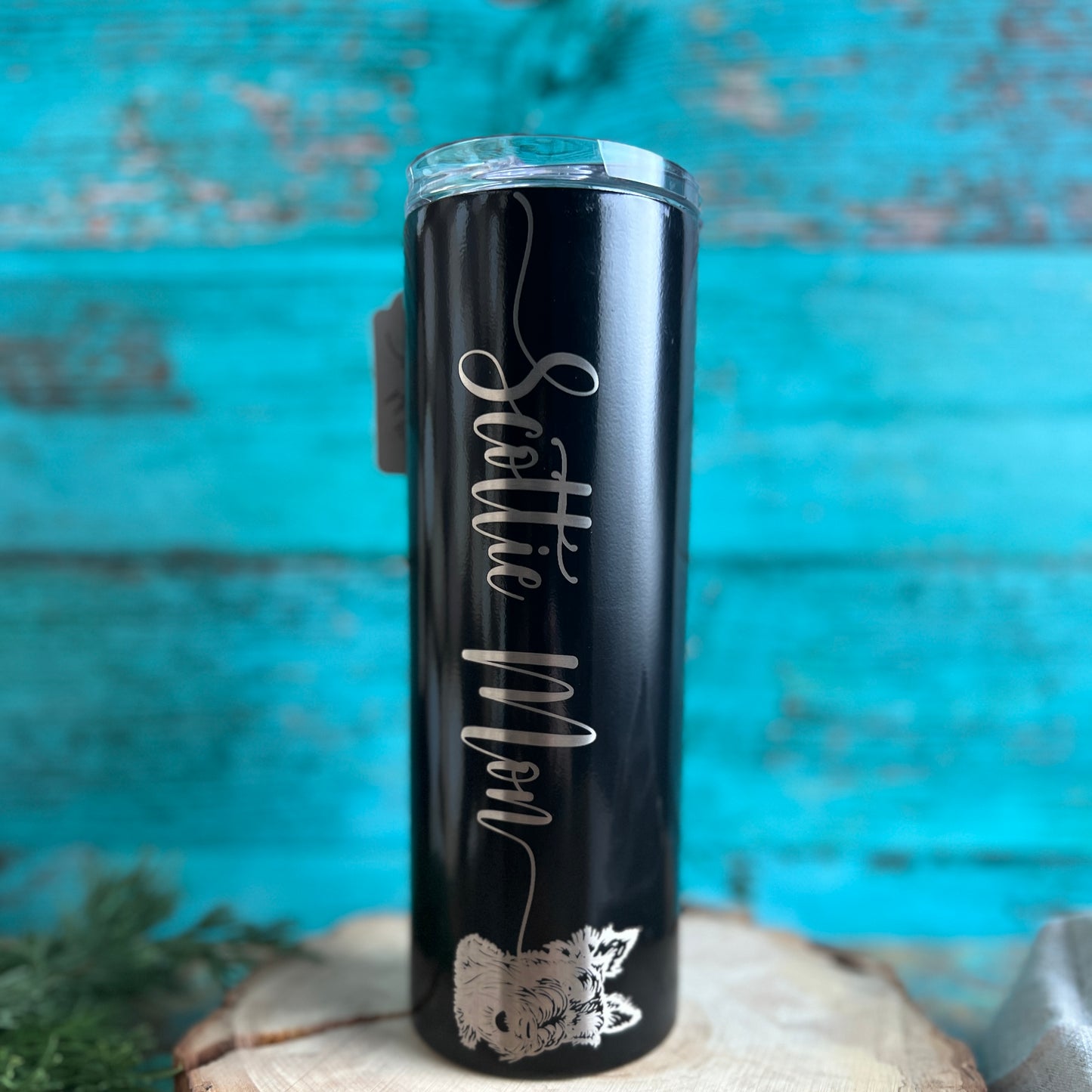 Scottie Mom Skinny tumbler