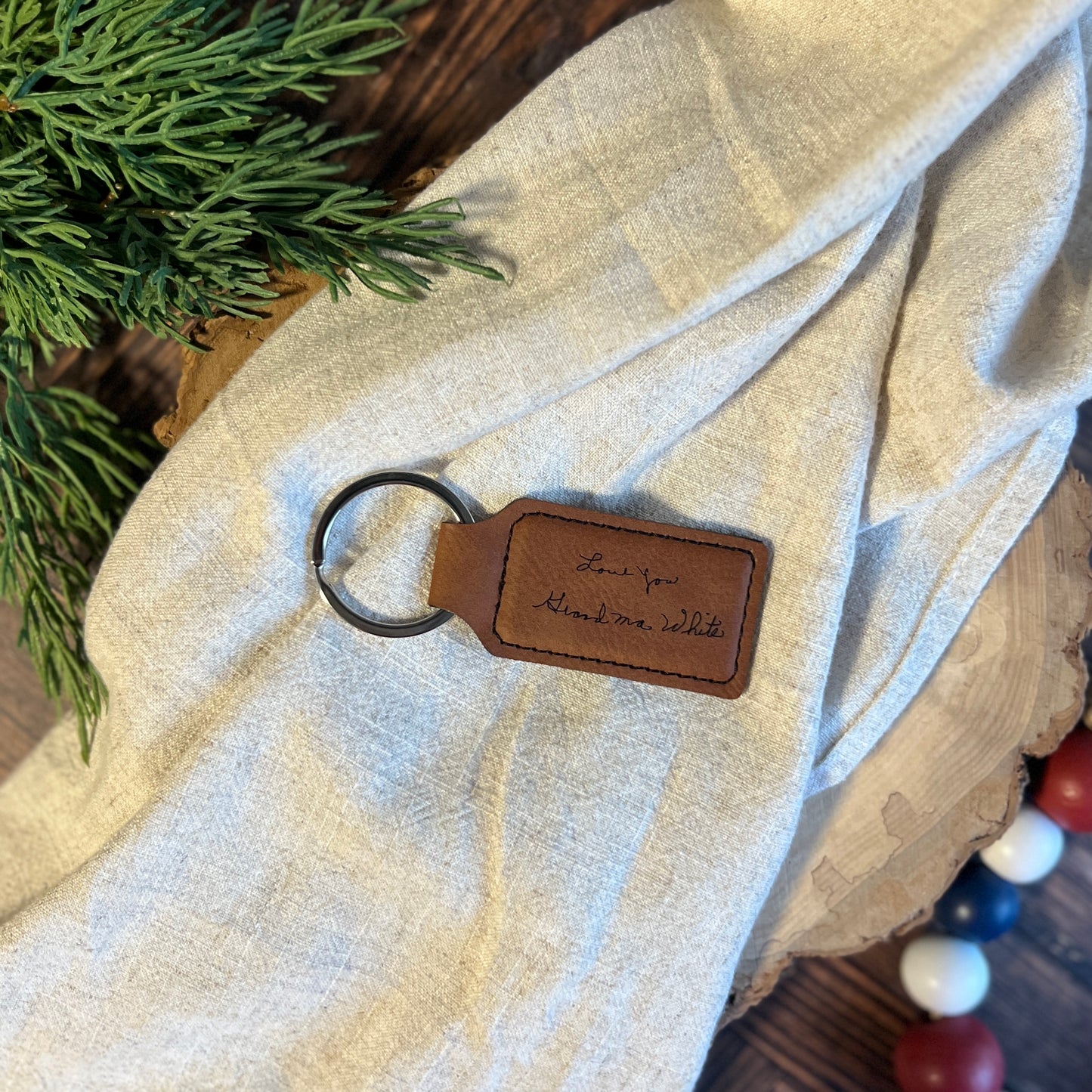 Personalized Handwritten Keychain