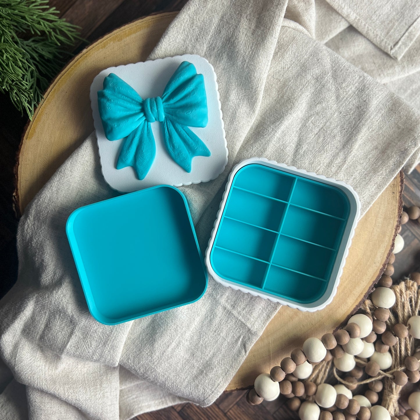 Bow Jewelry Box 3D Printed