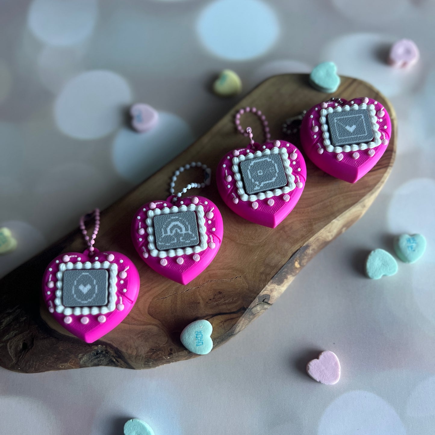 Dark Pink V-Pet Keyboard Clicker Fidget