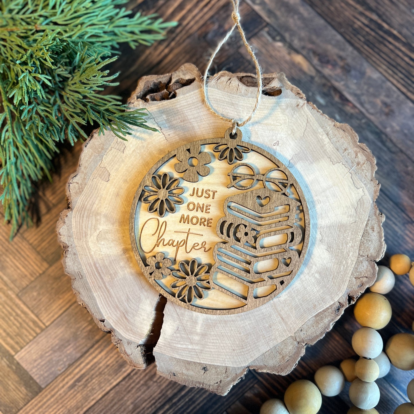 Just One More Chapter Ornament