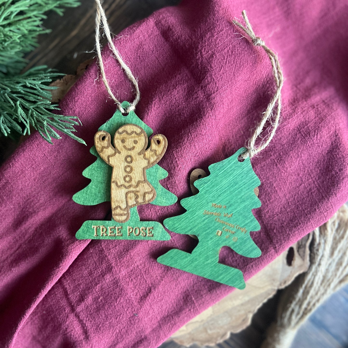 Tree Pose Ornament