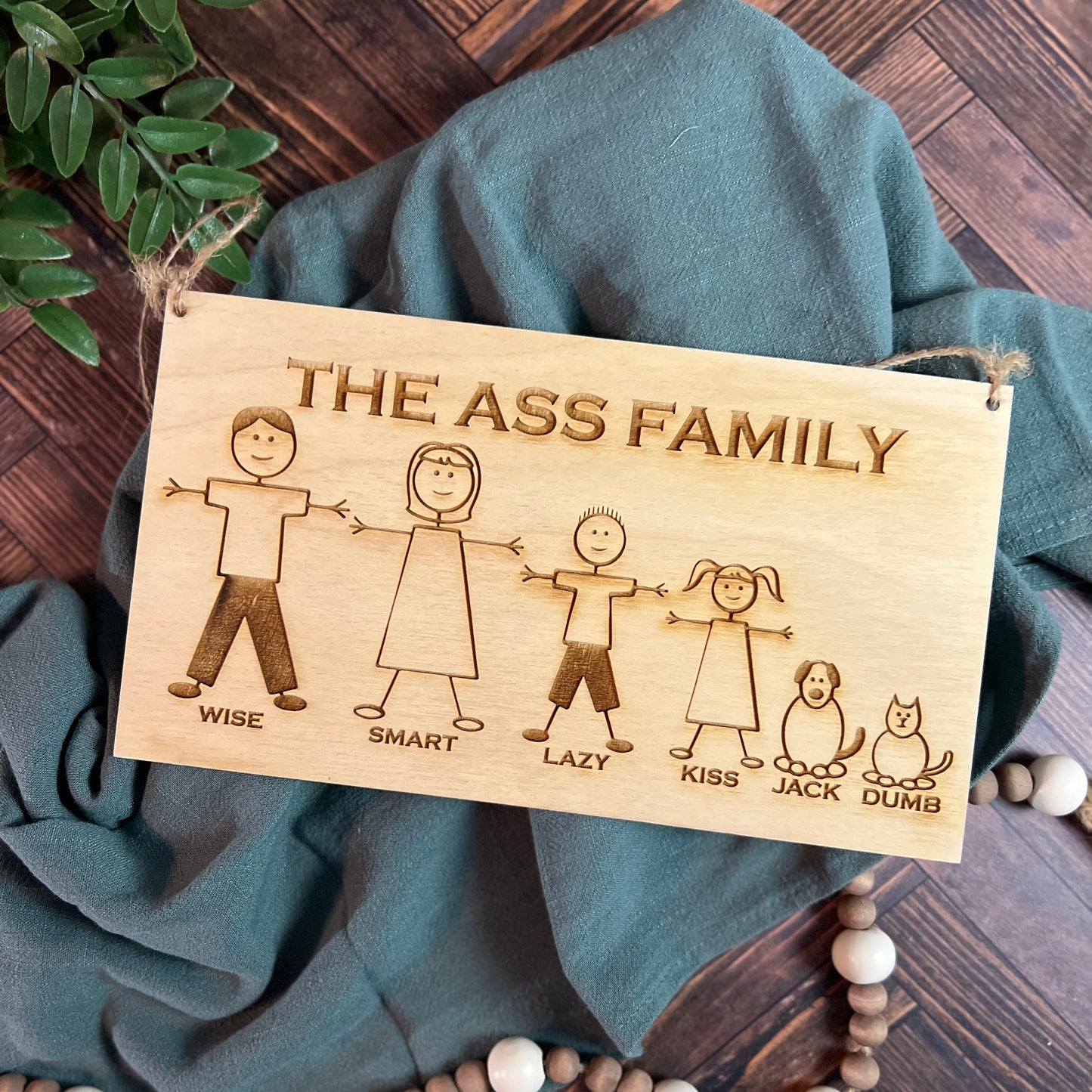 Ass Family Sign