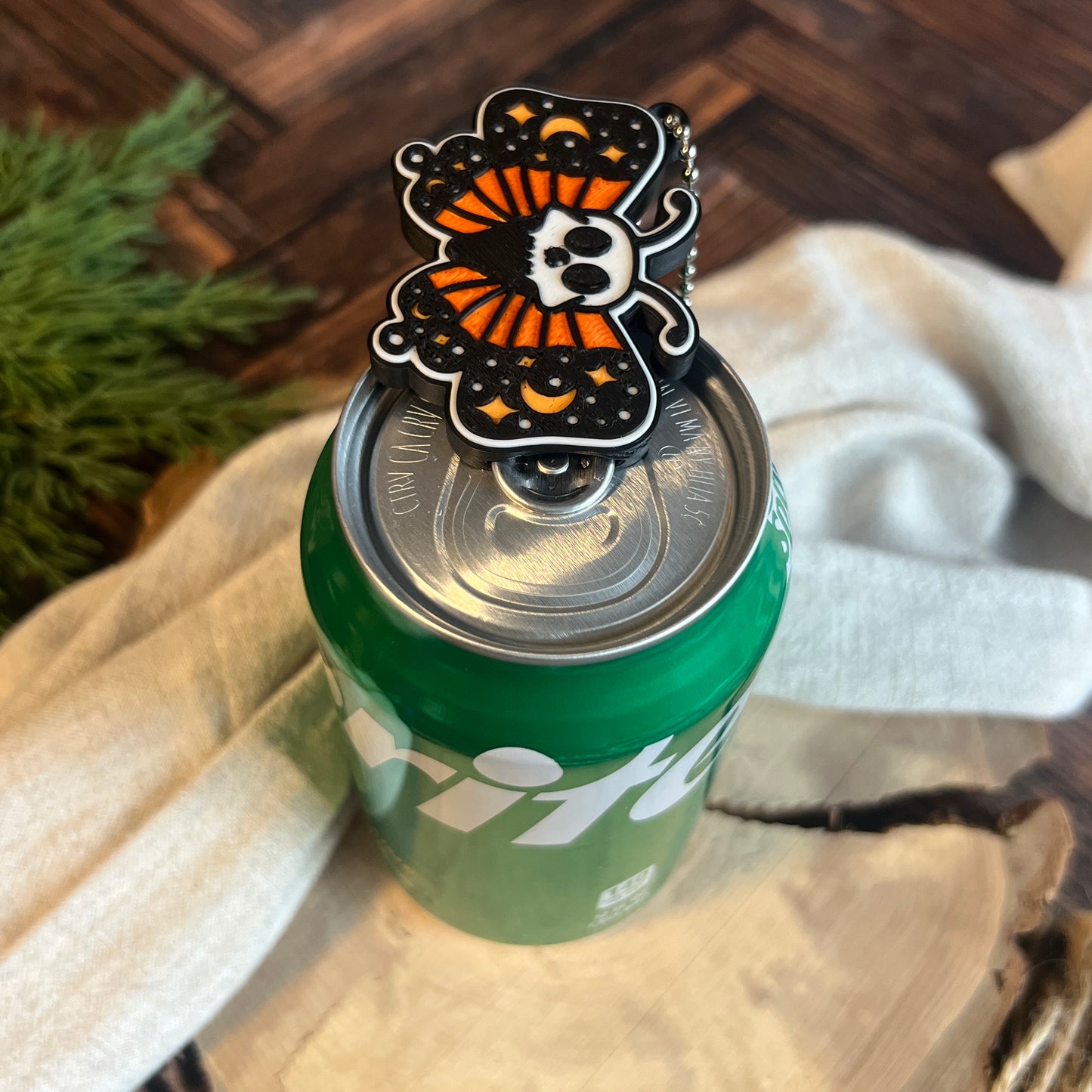 Skull Moth Soda Can Opener