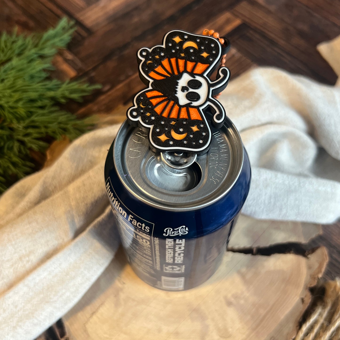 Skull Moth Soda Can Opener