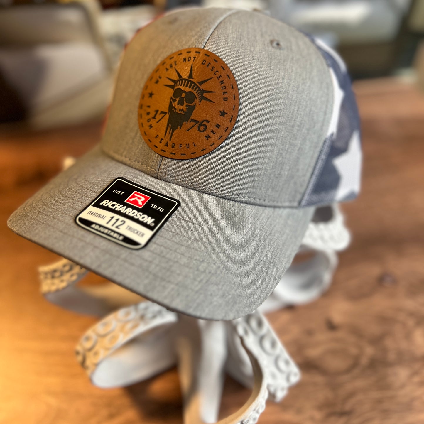 We Are Not Descended From Fearful Men Richardson 112 Trucker Hat