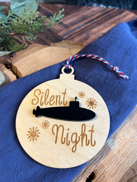 Silent Night Submarine Ornament