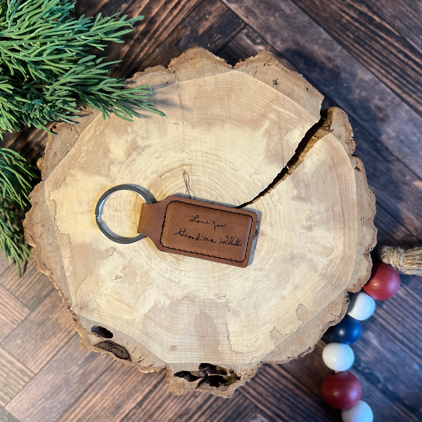 Personalized Handwritten Keychain