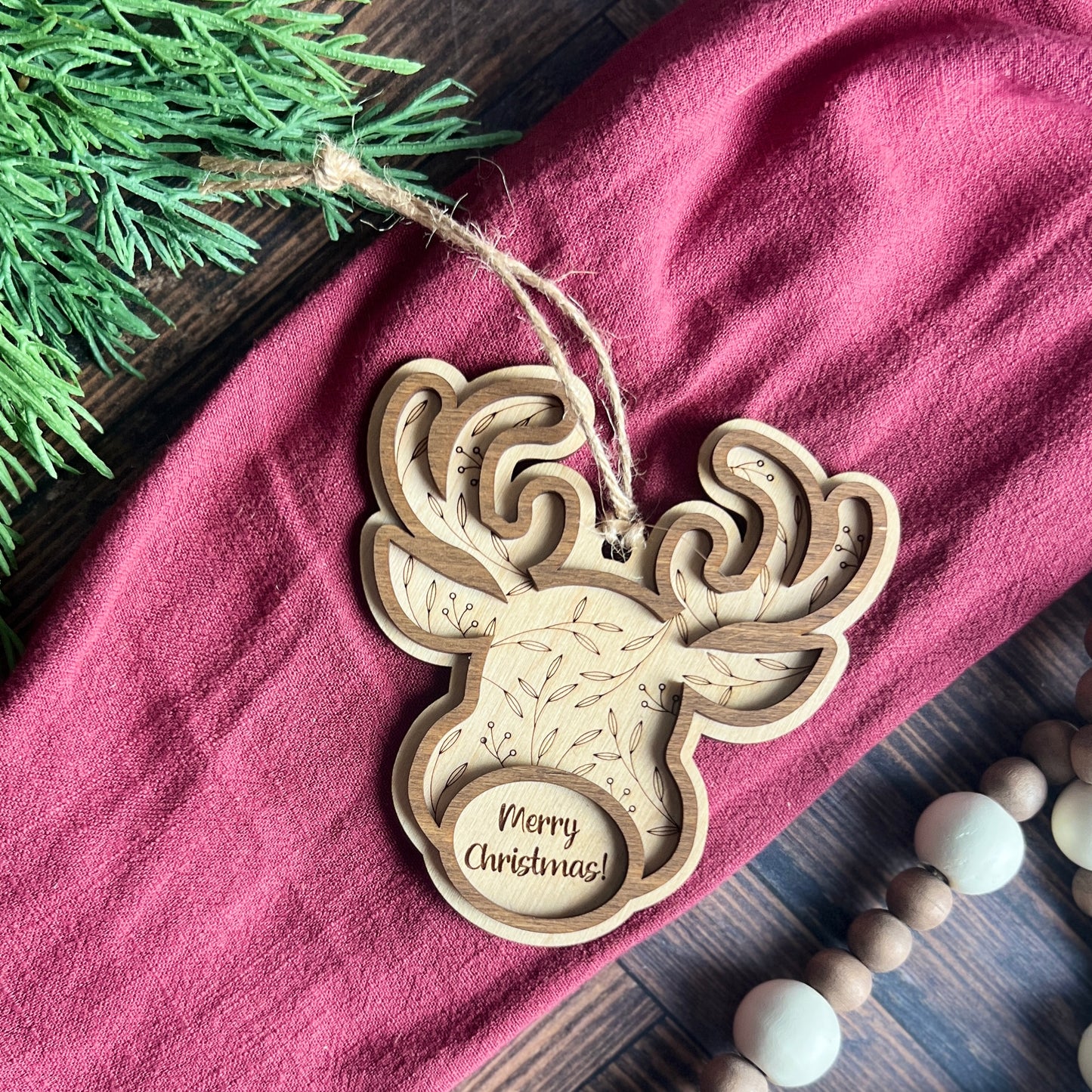 Reindeer Christmas Ornament